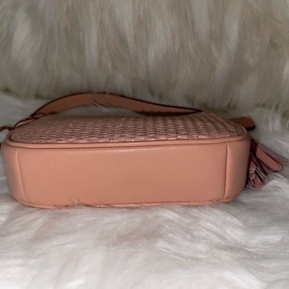 Coach Pink Woven Crossbody Bag - Picture 3 of 5